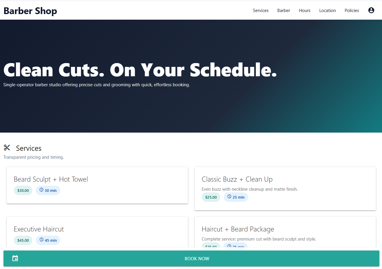 Barber Shop preview